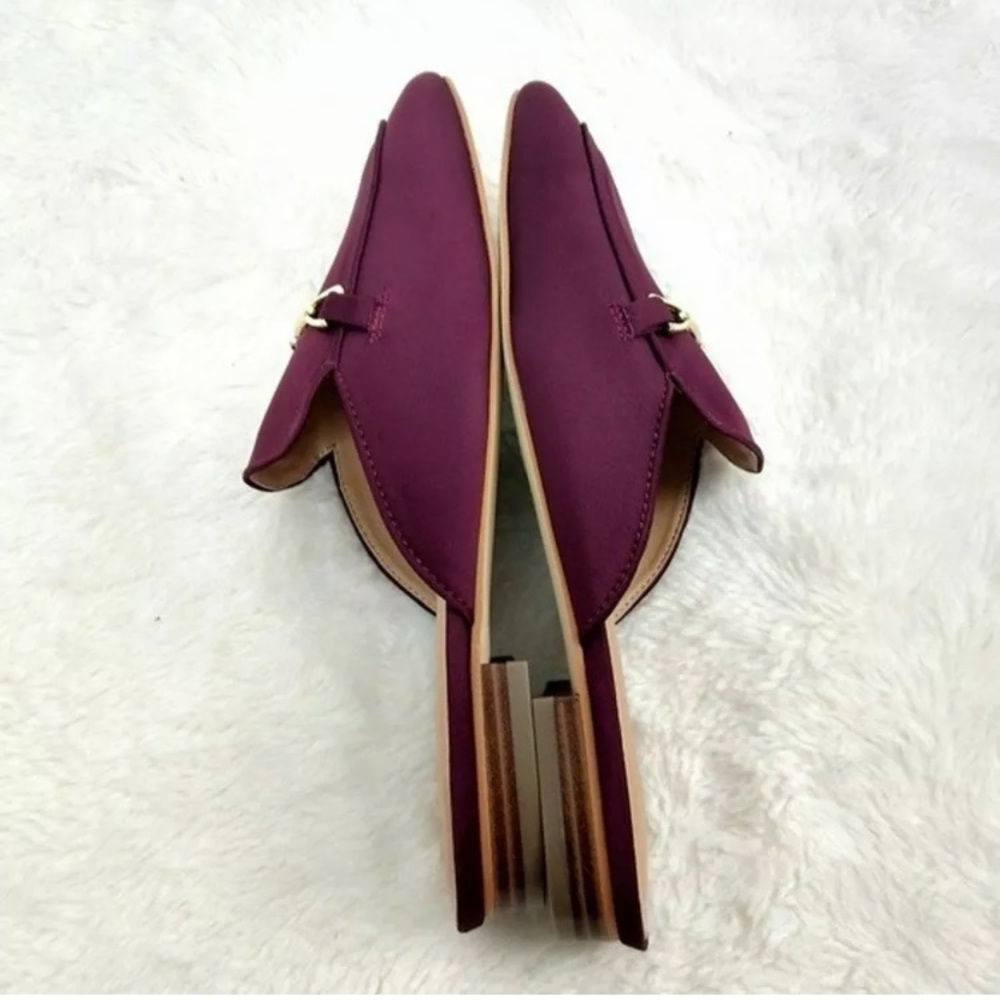 Loft Burgundy Mules Size 7.5 - Picture 8 of 11